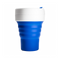 Stojo Pocket 12oz Collapsible Reusable Cup: Blue