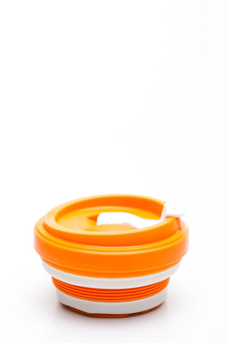 Pokito Collapsible Reusable Cup:  Pumpkin Orange