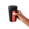 Hip Reusable Travel Cup - Midnight Black & Coral
