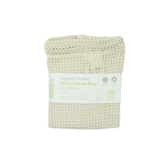 Organic Cotton Mesh Produce Bag - Medium