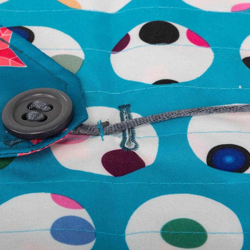 Wrag Wrap Reusable Reversible Crackle Wrap: Spots & Stars